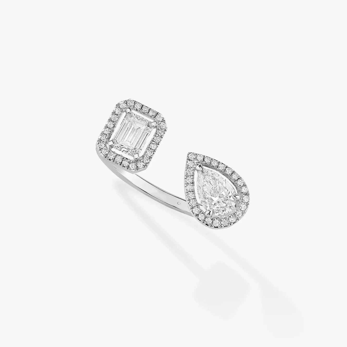 [Mysitc ] MY TWIN TOI & MOI SILVER DIAMOND RING