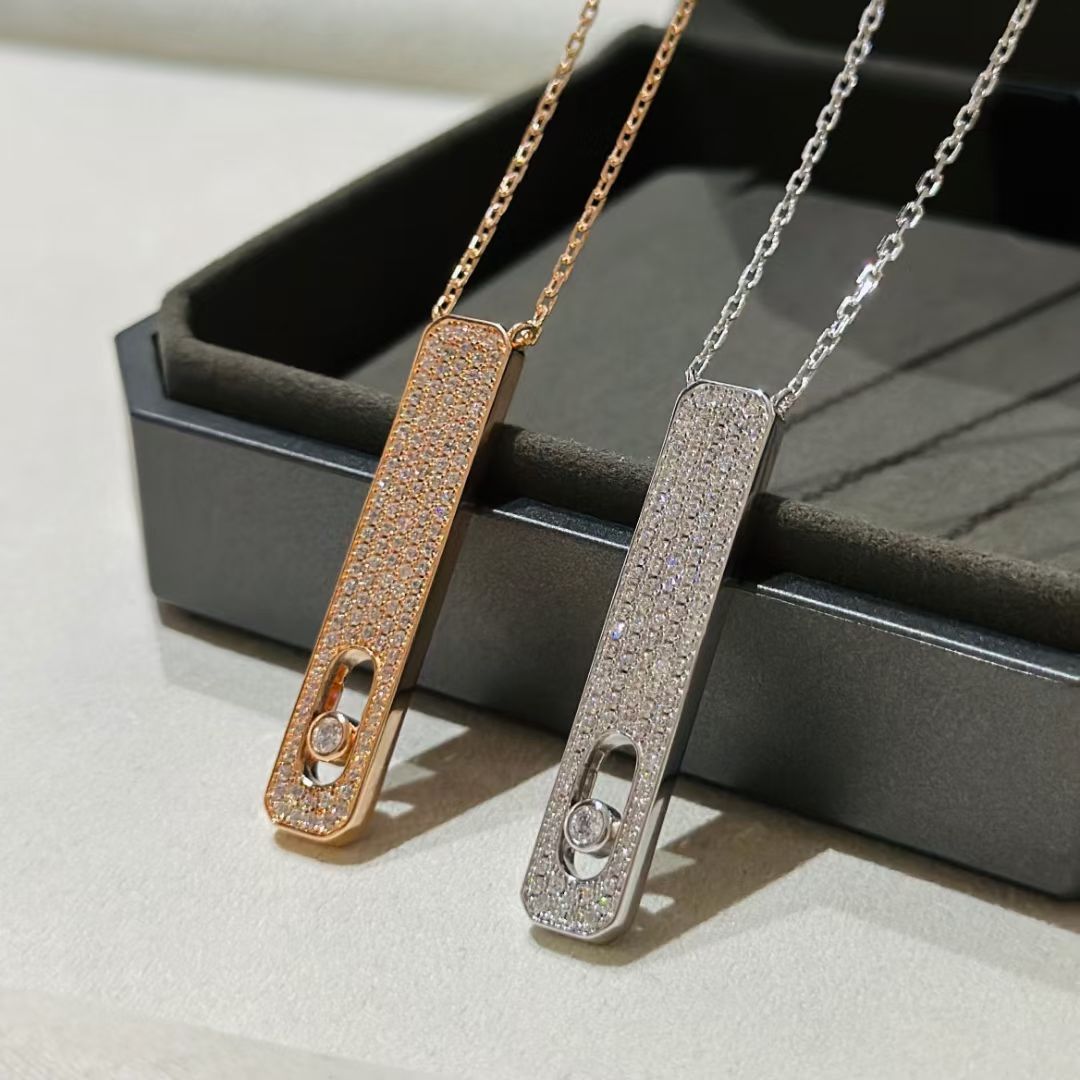 [Mysitc ] MY FIRST DIAMOND PAVED NECKLACE