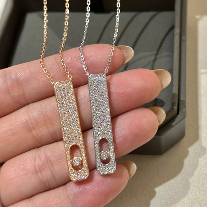 [Mysitc ] MY FIRST DIAMOND PAVED NECKLACE