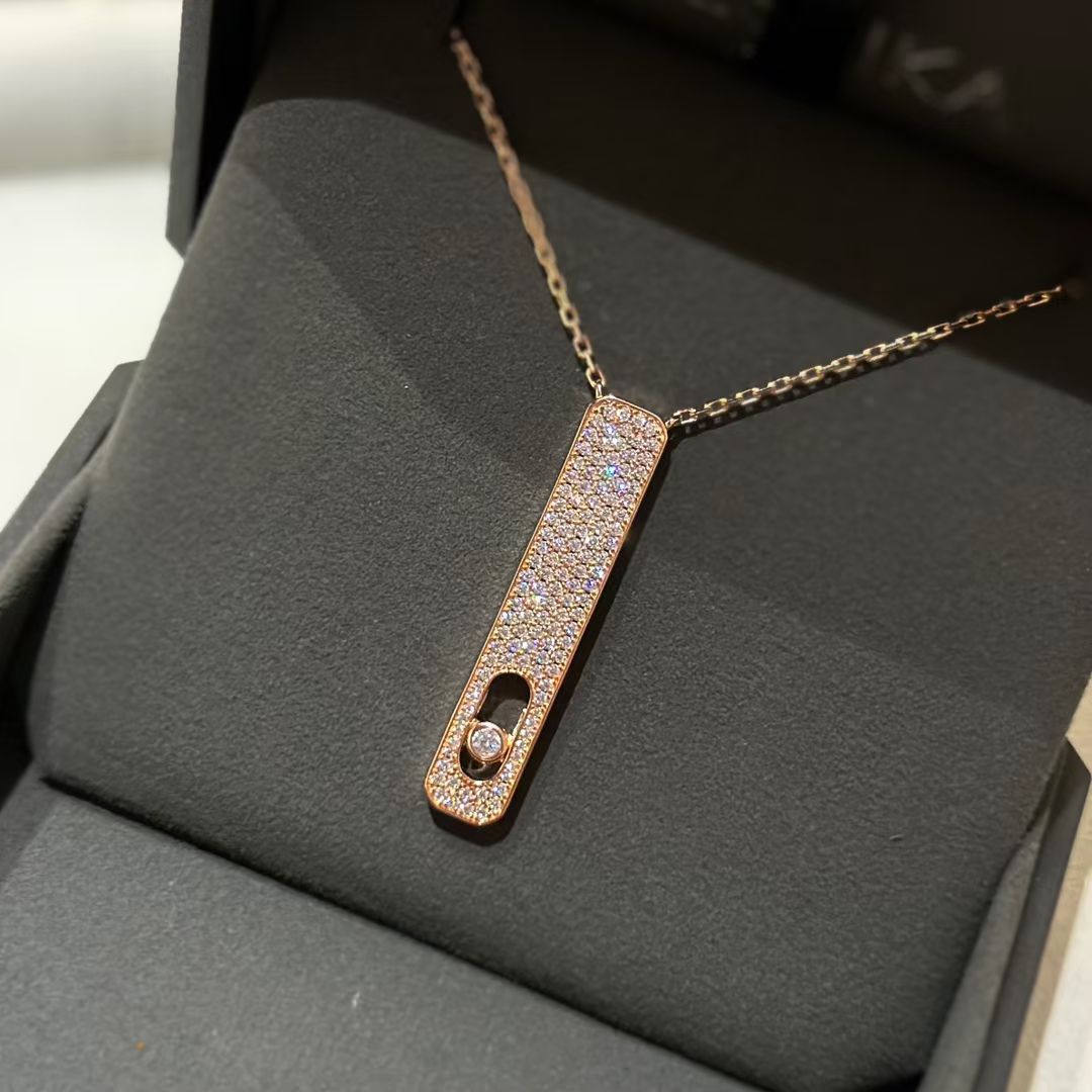 [Mysitc ] MY FIRST DIAMOND PAVED NECKLACE