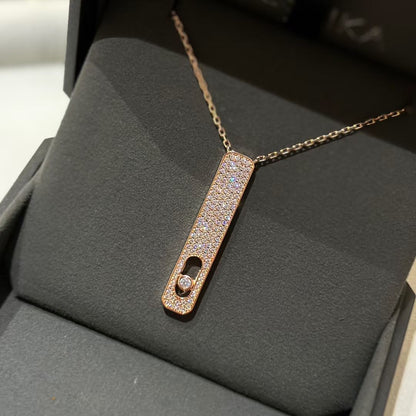 [Mysitc ] MY FIRST DIAMOND PAVED NECKLACE